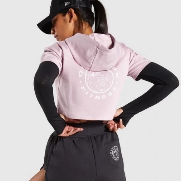 Gymshark Legacy Short Sleeved Cropped Hoodie - Picture 7 of 7
